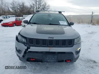2020 Jeep Compass Trailhawk with VIN 3C4NJDDB1LT203329, listed as a IAAI auction lot 41301931 with 79,035 mi miles and . Bid and sale history available at carsss.com. Image 12.