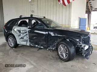 2024 Mazda CX-90 Preferred with VIN JM3KKBHDXR1186344, listed as a Copart auction lot 74245794 with 1,640 mi miles and Salvage title. Bid and sale history available at DreamBid. Image 4.