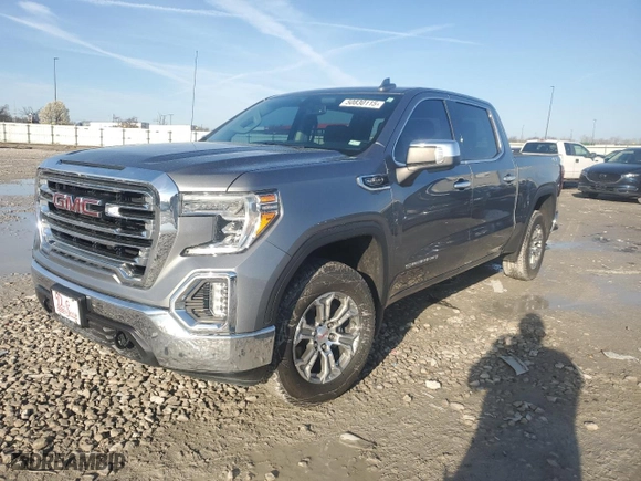 2020 GMC Sierra 1500 SLT with VIN 3GTU9DED4LG275140, listed as a Copart auction lot 50830115 with 71,836 mi miles and Salvage Title. Bid and sale history available at carsss.com. Image 1.