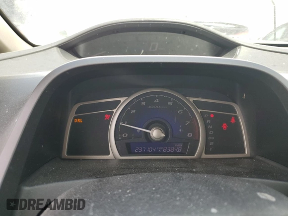 2010 Honda Civic LX with VIN 19XFA1F53AE061741, listed as a Copart auction lot 54627295 with 237,104 mi miles and Salvage Title. Bid and sale history available at DreamBid. Image 9.