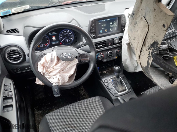 2020 Hyundai Kona SEL Plus with VIN KM8K6CAAXLU538925, listed as a Copart auction lot 48856625 with 49,588 mi miles and Salvage Title. Bid and sale history available at carsss.com. Image 8.