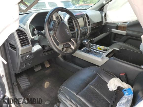 2020 Ford F-150 XL with VIN 1FTEW1E52LFA64086, listed as a Copart auction lot 59931125 with 107,893 mi miles and Salvage title. Bid and sale history available at DreamBid. Image 8.
