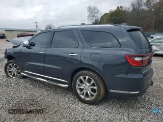 2018 Dodge Durango Citadel with VIN 1C4RDHEG8JC216811, listed as a Copart auction lot 80801934 with 57,765 mi miles and Salvage title. Bid and sale history available at DreamBid. Image 2.