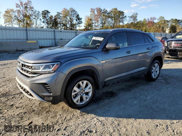 2021 Volkswagen Atlas S with VIN 1V2AC2CA0MC222200, listed as a Copart auction lot 76410174 with 50,054 mi miles and Salvage title. Bid and sale history available at DreamBid. Image 1.