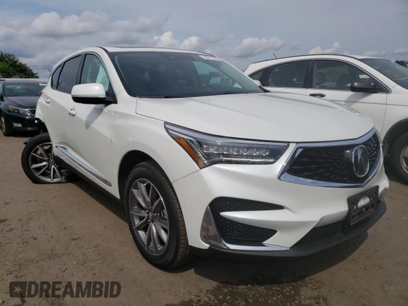 2020 Acura RDX w/Technology Pkg with VIN 5J8TC2H52LL035207, listed as a Copart auction lot 65811543 with 16,937 mi miles. Bid and sale history available at carsss.com. Image 4.