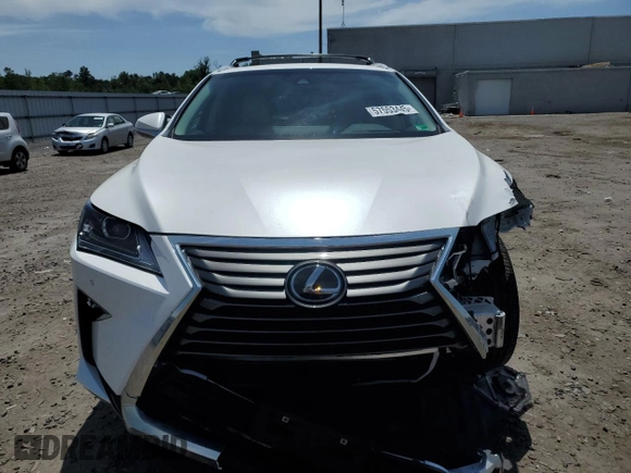 2018 Lexus RX 350 z VIN 2T2BZMCA5JC144799, wystawiony jako Copart lot #57553445 z przebiegiem 59 682 mil mil oraz Szkoda całkowita • Salvage title. Historia ofert i sprzedaży dostępna na DreamBid. Obrazek 5.