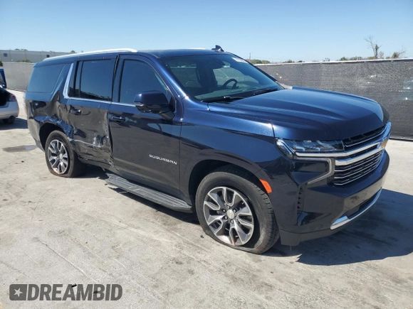 2021 Chevrolet Suburban LT z VIN 1GNSCCKD7MR136894, wystawiony jako Copart lot #48788605 z przebiegiem 57 933 mil mil oraz Szkoda całkowita • Salvage title. Historia ofert i sprzedaży dostępna na DreamBid. Obrazek 4.