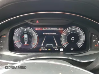 2019 Audi A7 Premium Plus with VIN WAUU2AF2XKN051406, listed as a Copart auction lot 55509024 with 49,844 mi miles and Salvage Title. Bid and sale history available at carsss.com. Image 9.