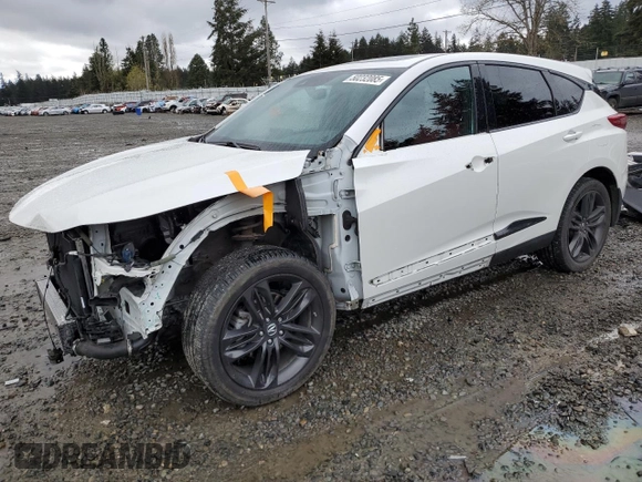 2020 Acura RDX w/A-Spec Pkg with VIN 5J8TC2H66LL033825, listed as a Copart auction lot 50232085 with 36,482 mi miles and Salvage title. Bid and sale history available at DreamBid. Image 1.