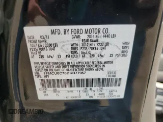 2011 Ford Escape XLS z VIN 1FMCU0C78BKB77957, wystawiony jako Copart lot #63610285 z przebiegiem 180 578 mil mil oraz Czysty tytuł • Clean title. Historia ofert i sprzedaży dostępna na DreamBid. Obrazek 13.
