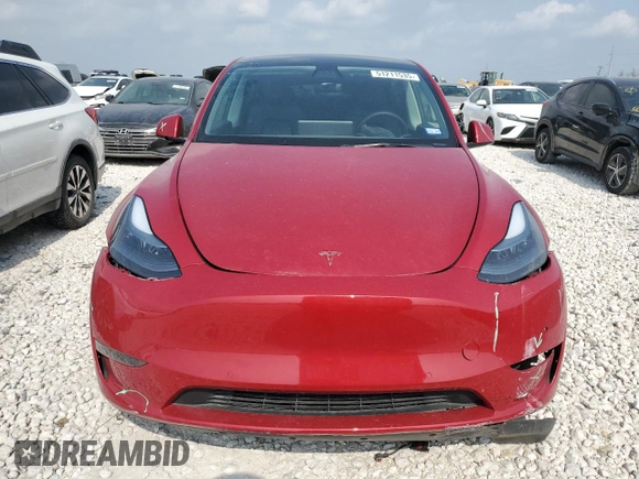 2021 Tesla Model Y Standard Range with VIN 5YJYGDED5MF116562, listed as a Copart auction lot 51211535 with 68,549 mi miles and Salvage Title. Bid and sale history available at DreamBid. Image 5.
