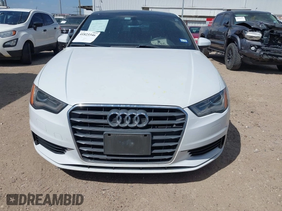 2015 Audi A3 1.8T Premium with VIN WAUACGFF0F1033693, listed as a IAAI auction lot 41823346 with 70,140 mi miles. Bid and sale history available at carsss.com. Image 6.