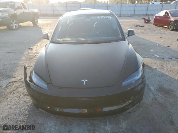 2024 Tesla Model 3 Long Range with VIN 5YJ3E1EB1RF799493, listed as a Copart auction lot 42561895 with 1,267 mi miles and Salvage Title. Bid and sale history available at carsss.com. Image 5.