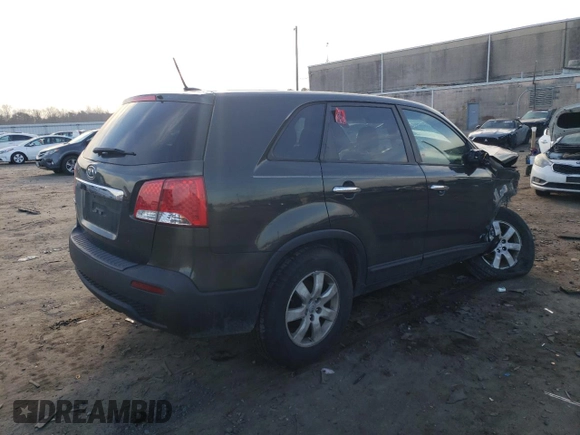 2012 Kia Sorento LX with VIN 5XYKTCA61CG240161, listed as a Copart auction lot 81525333 with Not Provided miles and Salvage Title. Bid and sale history available at DreamBid. Image 3.