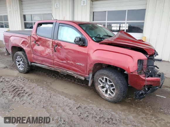 2022 GMC Canyon 4WD AT4 w/Cloth with VIN 1GTG6FEN3N1102799, listed as a Copart auction lot 46765155 with 0 mi miles and Salvage Title. Bid and sale history available at carsss.com. Image 4.