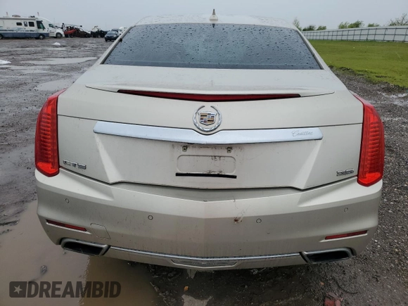 2014 Cadillac CTS Luxury RWD with VIN 1G6AR5S35E0170749, listed as a Copart auction lot 50735645 with 105,638 mi miles and Salvage Title. Bid and sale history available at DreamBid. Image 6.