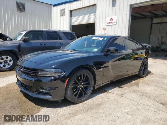 2018 Dodge Charger R/T with VIN 2C3CDXCT8JH180782, listed as a Copart auction lot 53268225 with 156,194 mi miles and Salvage Title. Bid and sale history available at carsss.com. Image 1.
