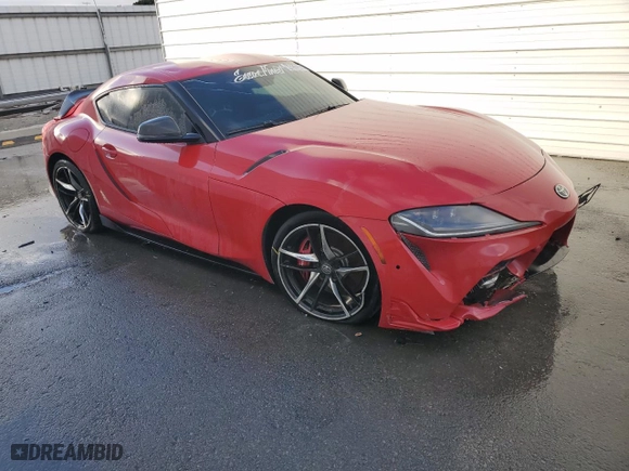2020 Toyota GR Supra 3.0 with VIN WZ1DB4C09LW025142, listed as a Copart auction lot 44214385 with 58,178 mi miles and Clean Title. Bid and sale history available at carsss.com. Image 4.