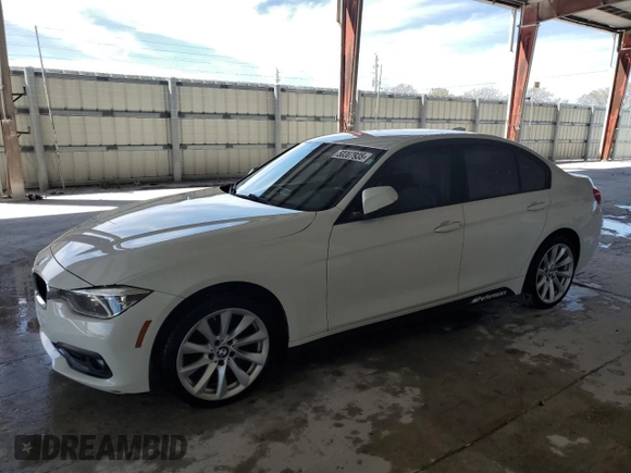 2018 BMW 3 Series 320i with VIN WBA8E1G5XJNU90685, listed as a Copart auction lot 50307935 with 84,613 mi miles and Salvage Title. Bid and sale history available at carsss.com. Image 1.