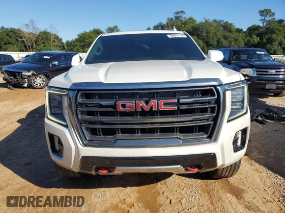 2023 GMC Yukon XL AT4 with VIN 1GKS2HKL2PR244042, listed as a Copart auction lot 80441114 with 27,061 mi miles and Salvage Title. Bid and sale history available at carsss.com. Image 5.