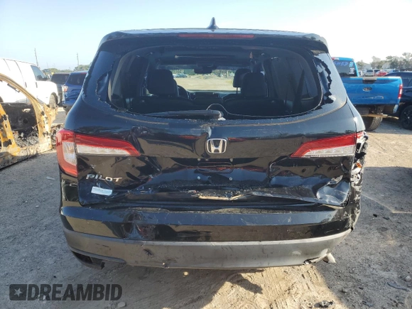2019 Honda Pilot EX-L with VIN 5FNYF5H57KB025111, listed as a Copart auction lot 53779434 with 86,609 mi miles and Salvage title. Bid and sale history available at DreamBid. Image 6.