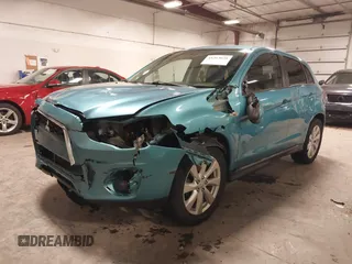 2014 Mitsubishi Outlander Sport ES with VIN 4A4AR3AU1EE021925, listed as a IAAI auction lot 41263028 with 87,867 mi miles. Bid and sale history available at carsss.com. Image 20.
