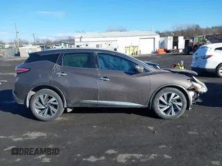 2015 Nissan Murano SL with VIN 5N1AZ2MH7FN207837, listed as a IAAI auction lot 41649300 with 228,418 mi miles and . Bid and sale history available at DreamBid. Image 13.