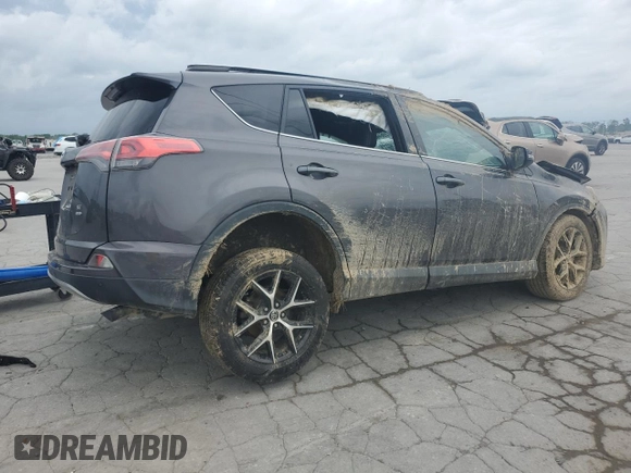 2017 Toyota RAV4 SE with VIN 2T3JFREVXHW608093, listed as a Copart auction lot 57396445 with 46,835 mi miles and Salvage title. Bid and sale history available at DreamBid. Image 3.