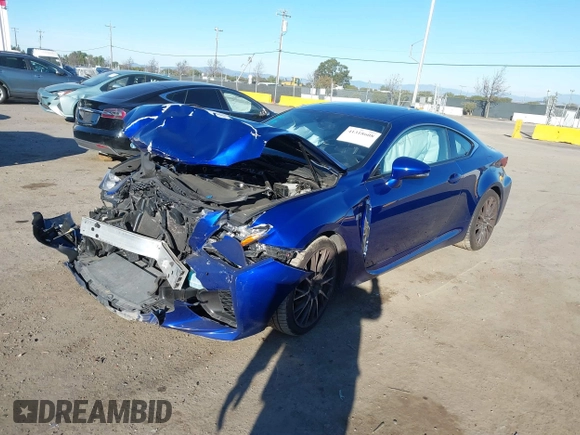 2015 Lexus RC F with VIN JTHHP5BC9F5001063, listed as a IAAI auction lot 41318608 with 30,420 mi miles. Bid and sale history available at carsss.com. Image 18.