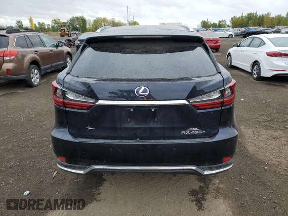 2020 Lexus RX 450h с VIN 2T2HGMDAXLC045607, выставлен на аукционе Copart как лот 72769534 с пробегом 33 321 миль миль и Списание • Salvage title. История ставок и продаж доступна на DreamBid. Изображение 6.