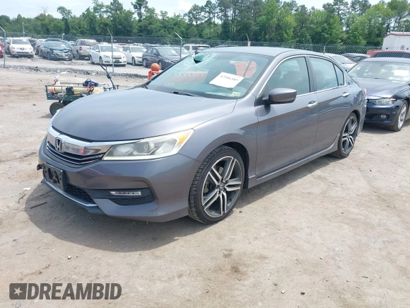 2016 Honda Accord Sport with VIN 1HGCR2F58GA076752, listed as a IAAI auction lot 42506589 with 146,474 mi miles and . Bid and sale history available at DreamBid. Image 17.