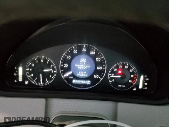 2004 Mercedes-Benz CLK 500 z VIN WDBTK75G34T031610, wystawiony jako Copart lot #73182024 z przebiegiem 107 955 mil mil oraz Szkoda całkowita • Salvage title. Historia ofert i sprzedaży dostępna na DreamBid. Obrazek 9.
