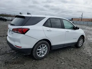 2024 Chevrolet Equinox LS with VIN 3GNAXHEG7RL323456, listed as a Copart auction lot 49086095 with 8,591 mi miles and Salvage title. Bid and sale history available at DreamBid. Image 3.