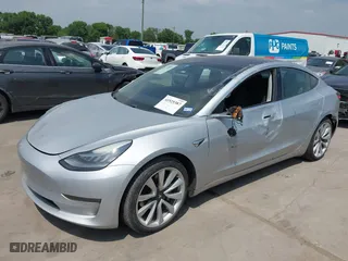 2018 Tesla Model 3 Long Range Battery with VIN 5YJ3E1EAXJF060683, listed as a IAAI auction lot 41925387 with 155,532 mi miles. Bid and sale history available at carsss.com. Image 24.