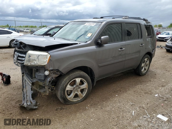 2014 Honda Pilot EX-L with VIN 5FNYF3H77EB002499, listed as a Copart auction lot 67306374 with Not Provided miles and Salvage Title. Bid and sale history available at DreamBid. Image 1.
