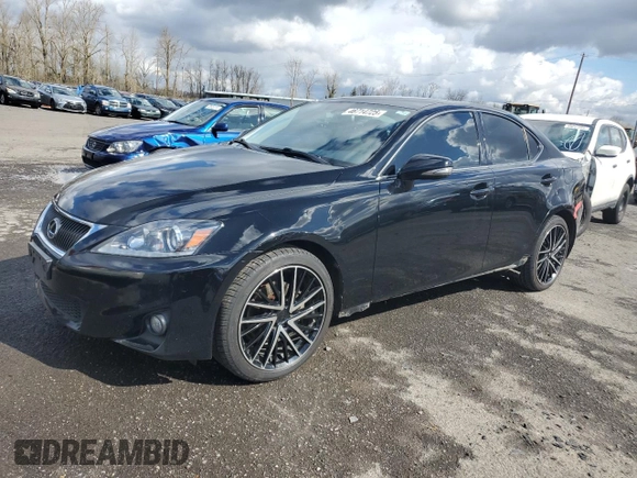 2012 Lexus IS 250 with VIN JTHCF5C22C5060552, listed as a Copart auction lot 48714725 with 138,583 mi miles and Salvage Title. Bid and sale history available at DreamBid. Image 1.