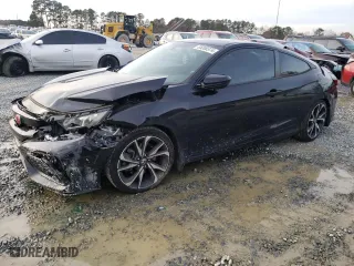 2018 Honda Civic Si Coupe with VIN 2HGFC3A55JH751803, listed as a Copart auction lot 85000374 with 37,236 mi miles and Salvage Title. Bid and sale history available at carsss.com. Image 1.