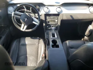 2005 Ford Mustang Deluxe with VIN 1ZVFT80N055243648, listed as a Copart auction lot 50080295 with 122,686 mi miles and Salvage Title. Bid and sale history available at carsss.com. Image 8.
