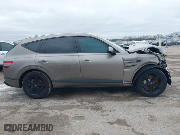 2021 Genesis GV80 with VIN KMUHCESC2MU054572, listed as a IAAI auction lot 41570653 with 62,116 mi miles and . Bid and sale history available at DreamBid. Image 12.