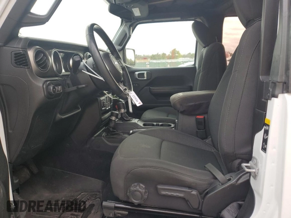 2020 Jeep Wrangler Sport with VIN 1C4GJXAG4LW210506, listed as a Copart auction lot 81745024 with 28,863 mi miles and Salvage title. Bid and sale history available at DreamBid. Image 7.