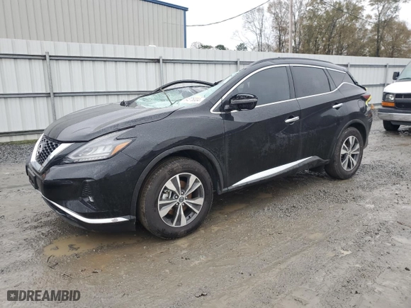 2024 Nissan Murano SV with VIN 5N1AZ2BJ0RC115846, listed as a Copart auction lot 84375334 with 8,086 mi miles and Non Repairable. Bid and sale history available at carsss.com. Image 1.