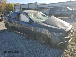 2019 Honda Civic LX with VIN 2HGFC2F62KH600818, listed as a Copart auction lot 50162865 with Not Provided miles and Salvage Title. Bid and sale history available at DreamBid. Image 4.