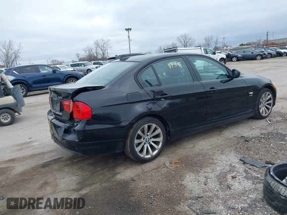 2011 BMW 3 Series 328i xDrive with VIN WBAPK7G5XBNN77494, listed as a IAAI auction lot 41894755 with 244,376 mi miles and . Bid and sale history available at carsss.com. Image 4.