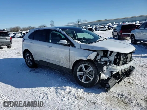 2024 Ford Edge SEL with VIN 2FMPK4J98RBB22156, listed as a Copart auction lot 45891155 with 3,837 mi miles and Salvage Title. Bid and sale history available at carsss.com. Image 12.