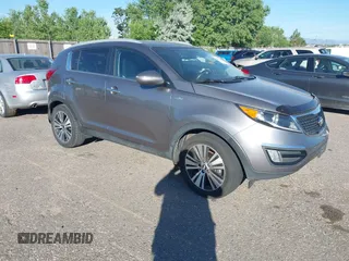 2015 Kia Sportage EX with VIN KNDPCCAC6F7762085, listed as a IAAI auction lot 42659208 with 114,723 mi miles and . Bid and sale history available at DreamBid. Image 1.