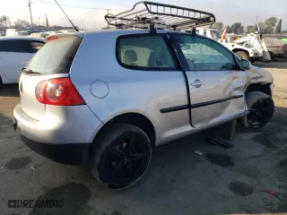 2007 Volkswagen Rabbit with VIN WVWBS71KX7W115045, listed as a Copart auction lot 86103934 with 166,588 mi miles and Salvage Title. Bid and sale history available at carsss.com. Image 3.