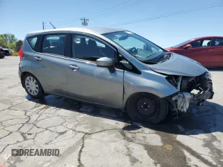 2015 Nissan Note S Plus with VIN 3N1CE2CP4FL358672, listed as a Copart auction lot 52916195 with Not Provided miles and Salvage Title. Bid and sale history available at DreamBid. Image 4.
