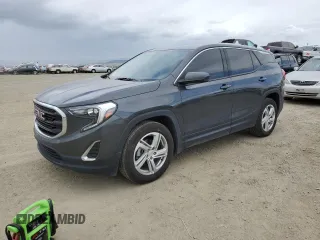 2018 GMC Terrain SLE with VIN 3GKALMEV8JL309845, listed as a Copart auction lot 54070435 with 64,224 mi miles and Salvage Title. Bid and sale history available at carsss.com. Image 1.