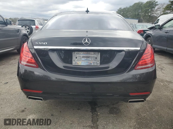 2014 Mercedes-Benz S-Class S 550 with VIN WDDUG8CB2EA000601, listed as a Copart auction lot 47121425 with 83,812 mi miles and Salvage Title. Bid and sale history available at carsss.com. Image 6.