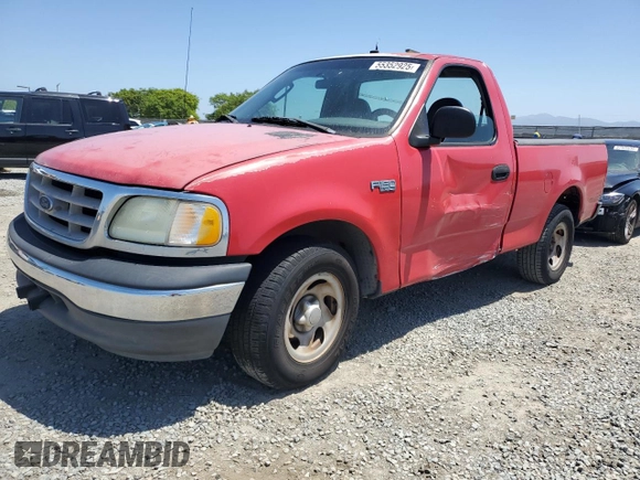 2003 Ford F-150 XL with VIN 1FTRF17293NB35763, listed as a Copart auction lot 55352925 with 208,961 mi miles and Salvage title. Bid and sale history available at DreamBid. Image 1.